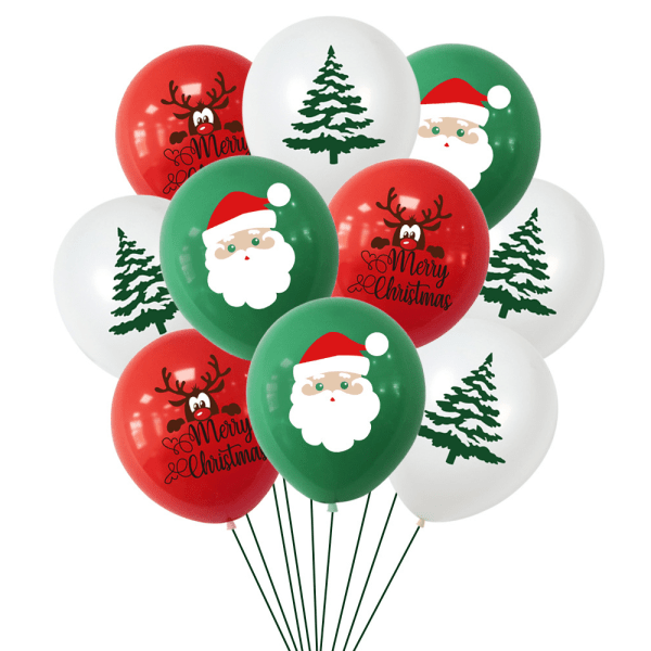 Juleballonger for festdekorasjoner hjemme, skole, klasserom C