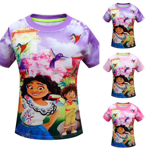 Flickor Mirabel kortärmad T-shirt Toppar Magic Family Adventure pink 150cm