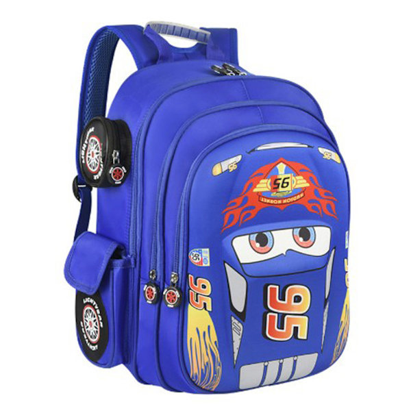 Børne Lightning McQueen Rygsæk Skole Taske Skoletaske Blue