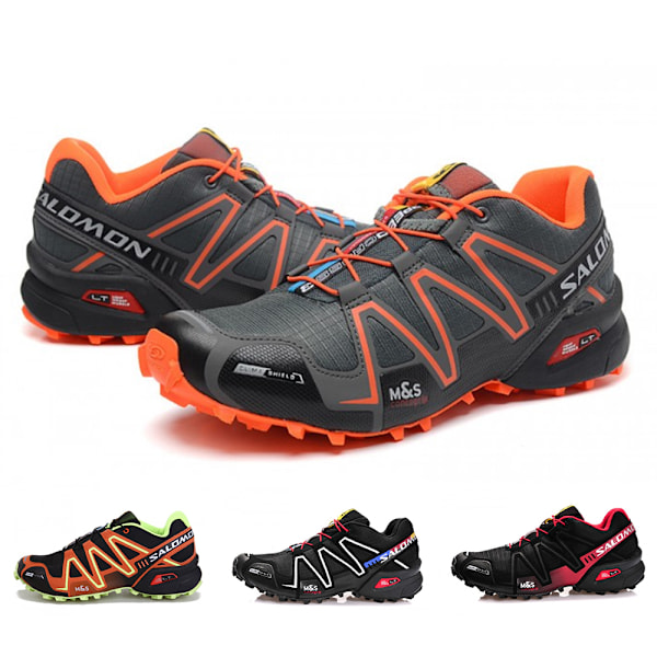 Salomon Speedcross 3 Löparskor Black Milky White Fluorescent 45