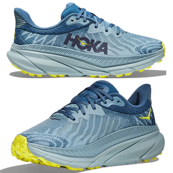 HOKA ONE ONE Challenger ATR 7 Herrskor Lågprofil Löpskor för Asfalt Peacock Blue 40.5