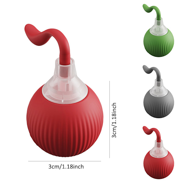 Automatisk Smart Retas Hundboll, Interaktiv Hund Katt Studsande Rullande Boll Leksak Red