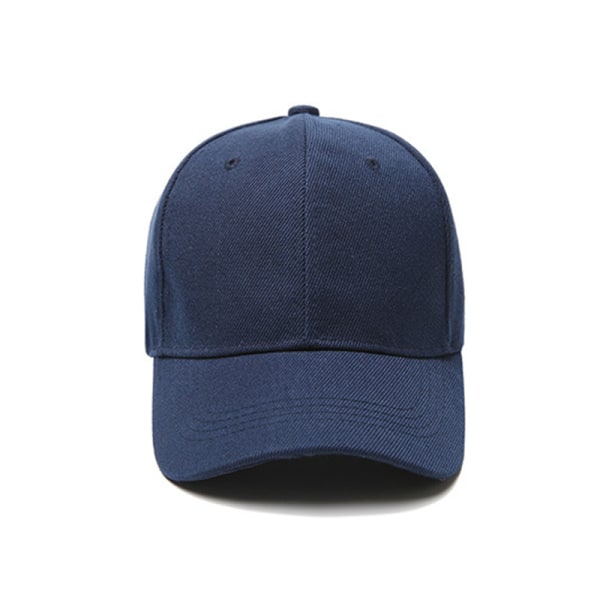 Män Kvinnor Vanlig basebollkeps Unisex cap Hip-Hop Peaked Hat navy blue