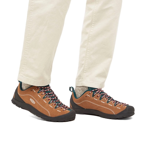 Keen Jasper Herr Suede Sneakers Utomhus Löparskor Träningsskor Vandringsskor Brown Green 41