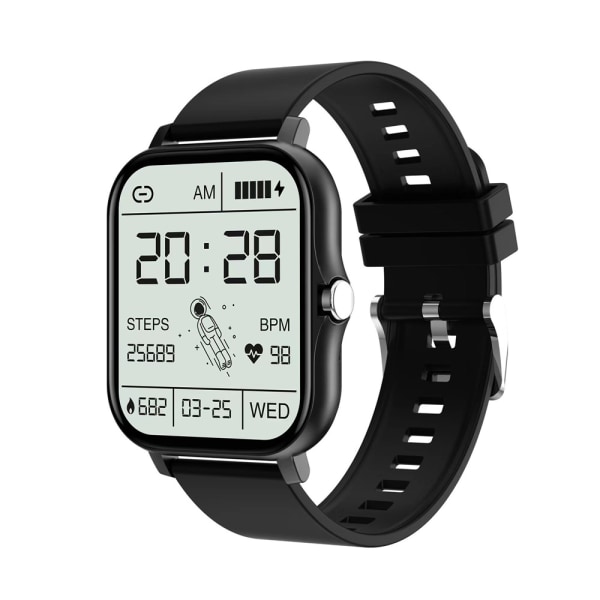 Smart Watch Herr Dam Fitness Klockor för Android iOS black