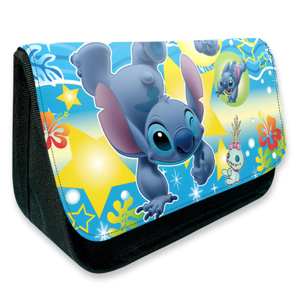 Pojkar Flickor Barn Stitch Double Layer Case Skola C