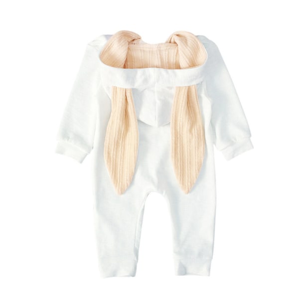 Nyfödd bebis kanin huvtröja overall jumpsuit body outfit present 9-12M