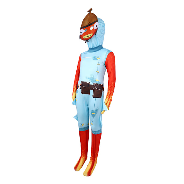 Fortnite Cartoon Cosplay Barnfestdräkt Fancy Dress Jumpsuit Halloween Kostymer 4-12 år 110cm