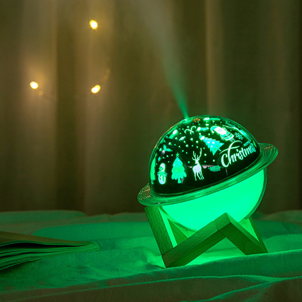 Planet Humidifier Projection Night Light för sovrum och stort rum Christmas
