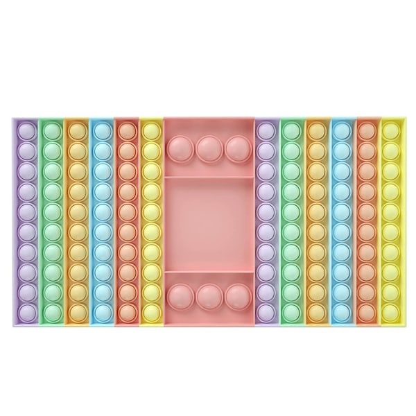 Pop Fidget Game Toy Rainbow Chess Brädspel Fidget Sensory Toys light multicolor
