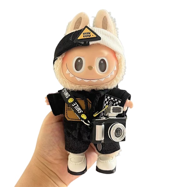 Speciellt Designad för Labubu Kläder, 17cm Labubu Kollektion Innehåller Exklusiva Trendiga Dockkläder för Labubu Tillbehör (utan dockor) 17cm