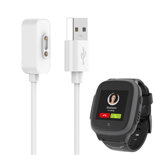 Magnetisk USB-laddare för Xplora X4, Xplora X5 Xplora X5 Play White  2PCS