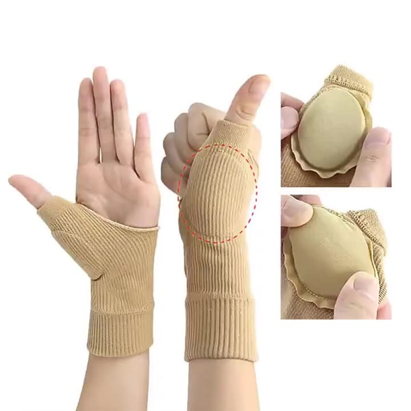 Kompressionsterapihandskar Hand handledsstöd Artrithandskar complexion S