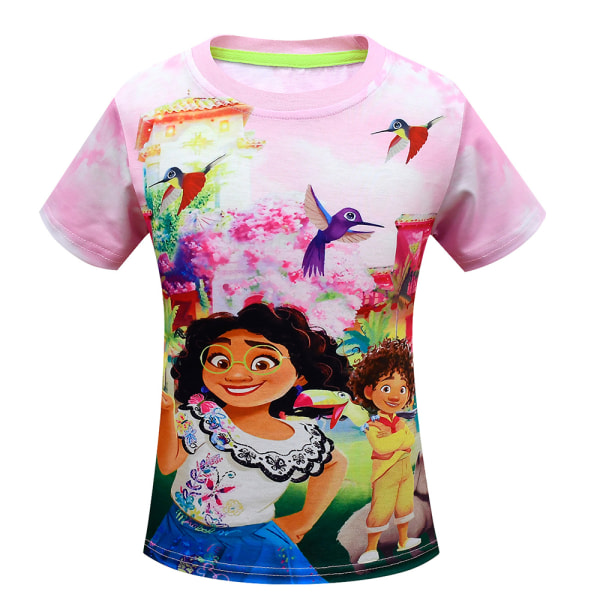 Flickor Mirabel kortärmad T-shirt Toppar Magic Family Adventure pink 150cm