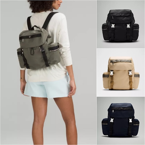 Wunderlust Ryggsäck Mini 14L För Kvinnor Mode Casual Stor Skolväska Army Green