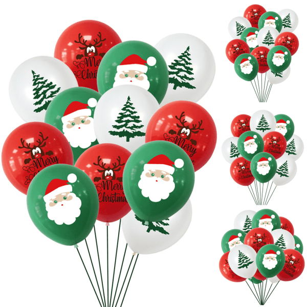 Juleballonger for festdekorasjoner hjemme, skole, klasserom C