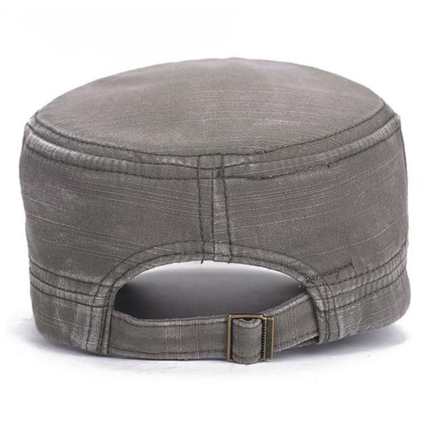 Klassisk militär keps i enfärgad design för män och kvinnor Dark blue