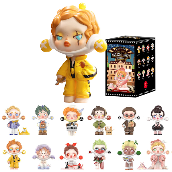 Pop Mart Labubu The Monsters Life is Like a Play Series Labubu Blind Box Samlefigur Tilfeldig Samleobjekt Kreativ Gave (1 Blind Box, 9cm)