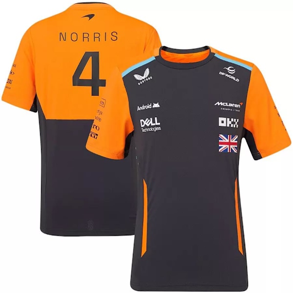 McLaren F1 Miesten 2025 Tiimin Kuljettajien Lyhythihainen Paita XL