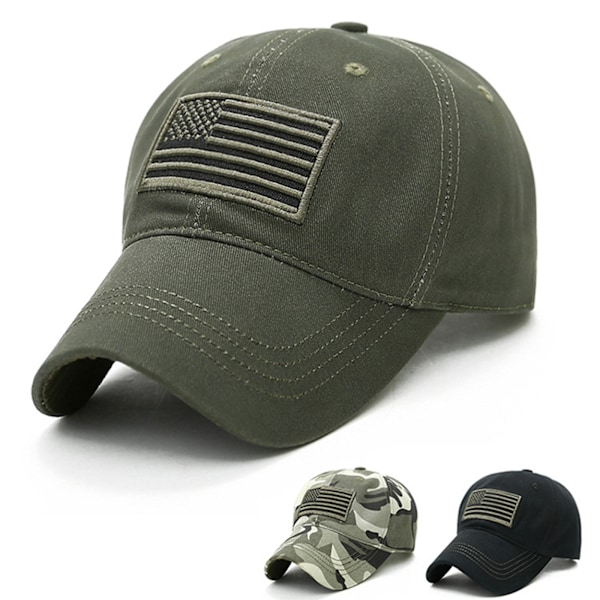 Basebollkeps för män kvinnor unisex casual hattar hip hop solhattar ArmyGreen
