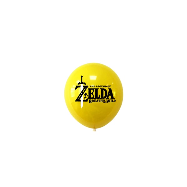 Legend of Zelda födelsedagsfesttillbehör Set med banderoll