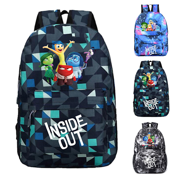 Inside Out Ryggsäck Skolväskor Grundskoleelever Unisex Resor Lätt Ryggsäck Laptop Ryggsäck Casual Axlar Ryggsäck För Barn C