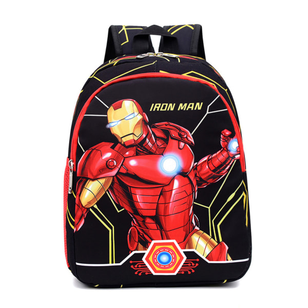 Barn Anime Bookbag Skolryggsäck för resor för studenter Iron Man