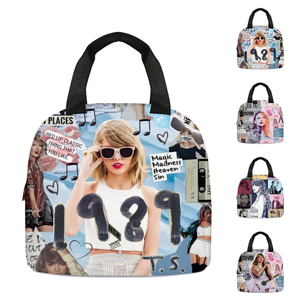 Taylor Swift Isolerad Lunch Bag Lunchlåda för Skola Camping Kontor Resa Matlåda Väska #2