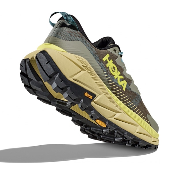 HOKA ONE ONE Skyline Float X Herrskor Låg-Topp Vägspringande Träningsskor Stretch-Stickade Vandringsskor Olive Green 45