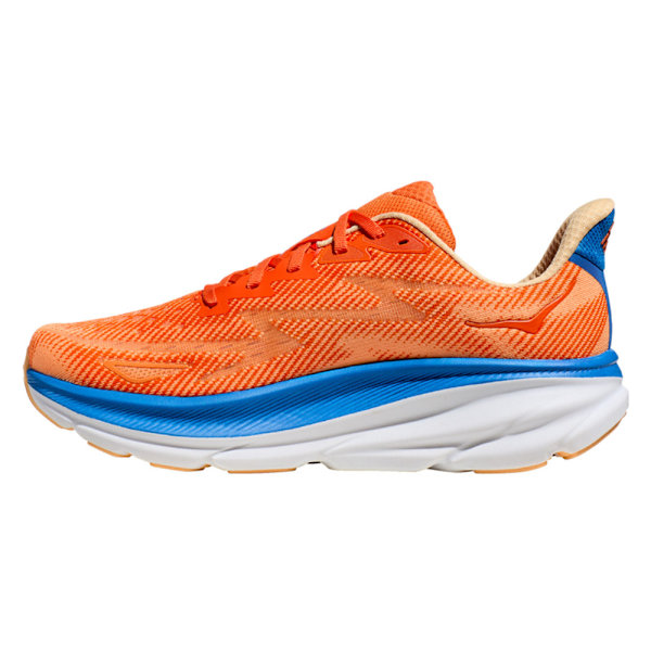 HOKA ONE ONE CLIFTON 9 Herrskor Mesh Låg-Topp Löpningstränare Orange Blue 40.5