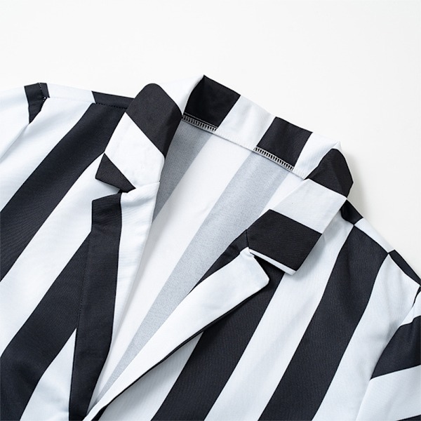 Voksne Skøre Ghost Beetlejuice Party Kostumer Halloween Udklædning Kostumesæt 2XL