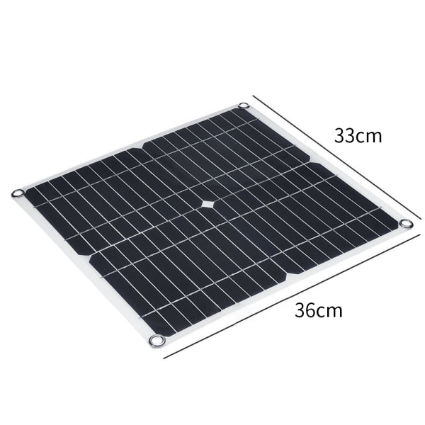 200W solpanelssats 100a 12v batteriladdare Styrenhet RV båt Solar panels