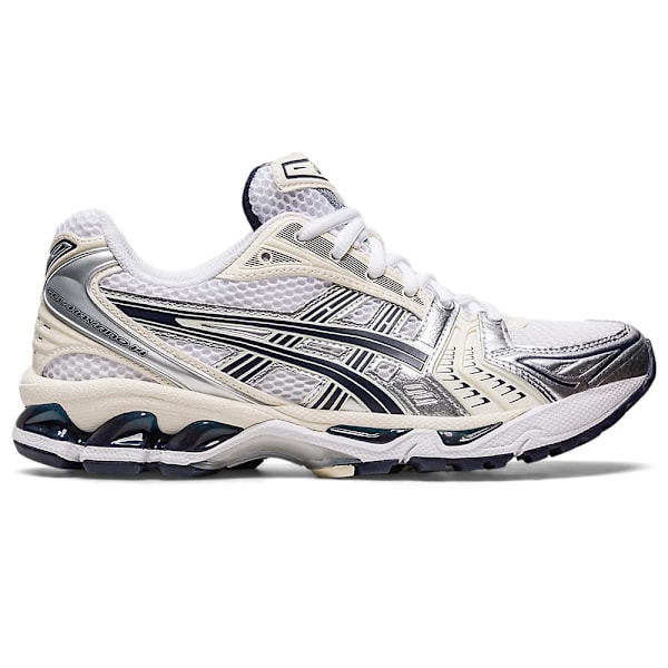 ASICS GEL-Kayano 14 Herrskor Lågprofil Löparskor för Asfalt Silver Black 42.5