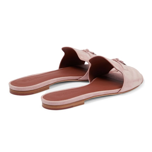 LORO PIANA Summer Charms mockasiner tofflor Pink 40
