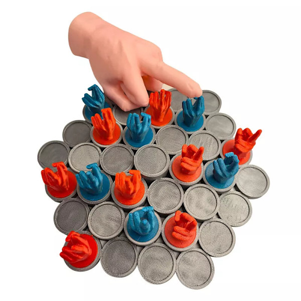 Balansspel med Långfinger, 18 Delar/Set Roligt Balansbrädespel För Långfinger Red Blue