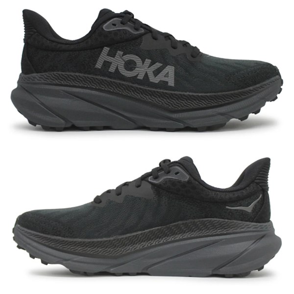 HOKA ONE ONE Challenger ATR 7 Herrskor Lågprofil Löpskor för Asfalt Black 43