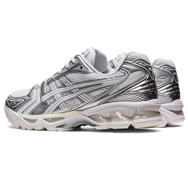 ASICS GEL-Kayano 14 Herrskor Lågprofil Löparskor för Asfalt Cream Silver White 37