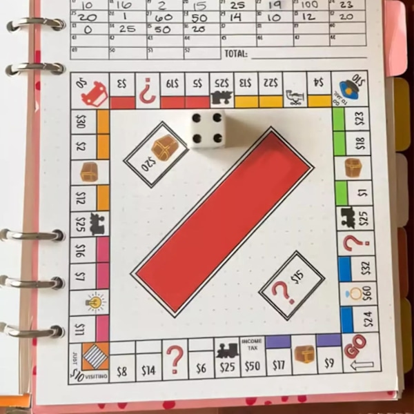 Bullet Journaling Spel, Bullet Journaling Anteckningsbok, Vanetracker Bullet Journaling, Bullet Journaling Bok, Bullet Planner Journal Spel