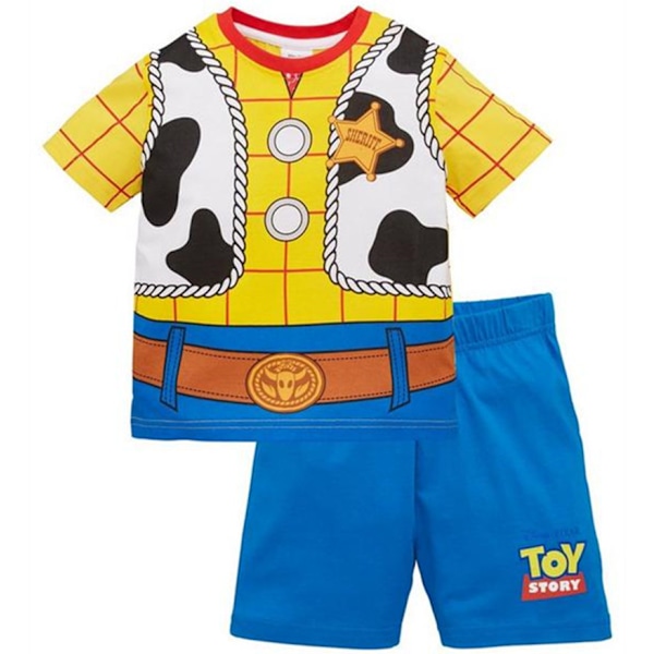 Barn Flickor Pojkar Toy Story Woody Jessie Buzz Lightyear Sommar Pyjamas Nattkläder #1 90cm