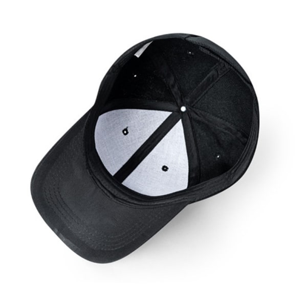 Män Kvinnor Vanlig basebollkeps Unisex cap Hip-Hop Peaked Hat black