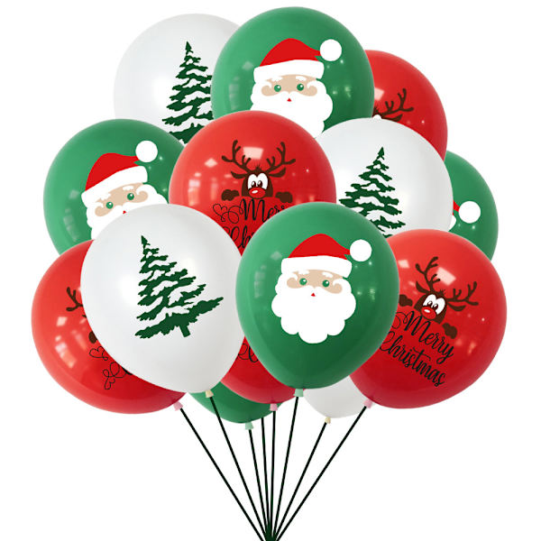 Juleballonger for festdekorasjoner hjemme, skole, klasserom A