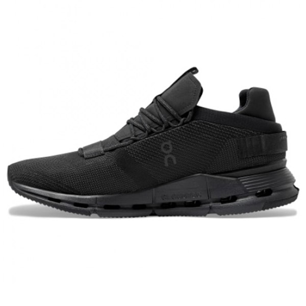 ON CLOUD 5 Herr Dam Bekväma Allround Slitstarka Halksäkra Dämpande Lätta Andningsbara Dämpande Låga Sneakers Casual Löparskor Full Black 45