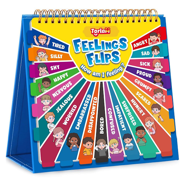 Børns følelser og emotioner bog En sjov flipbog følelsesmæssig støtte til børn
