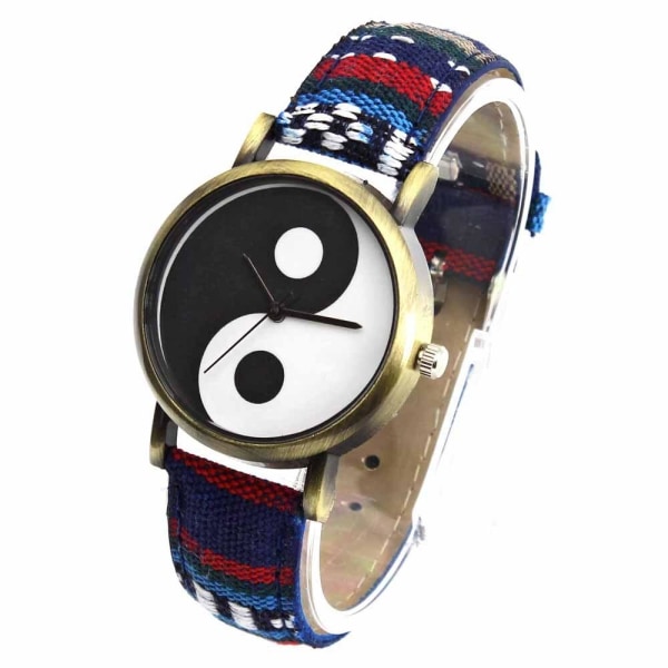 Barnklocka analog yin yang armbandsklocka barn klocka