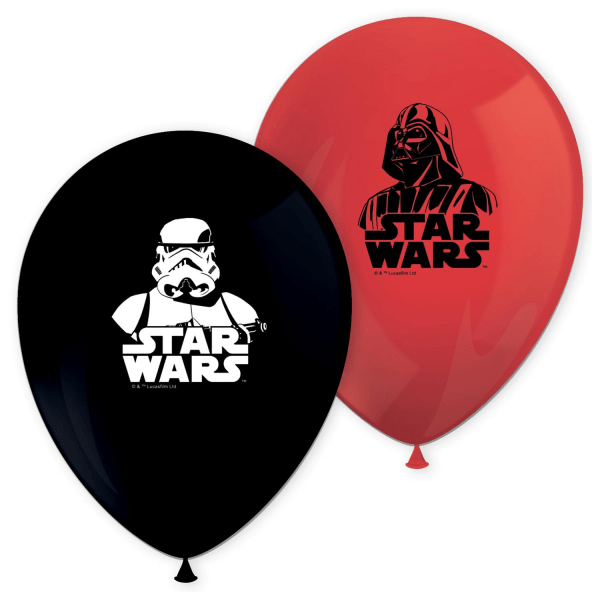 Balloner star wars 6 stk 27 cm darth vader ballon