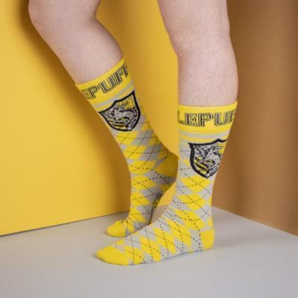 Hufflepuff strumpor storlek 40-46 sockar sockor harry potter 40-46