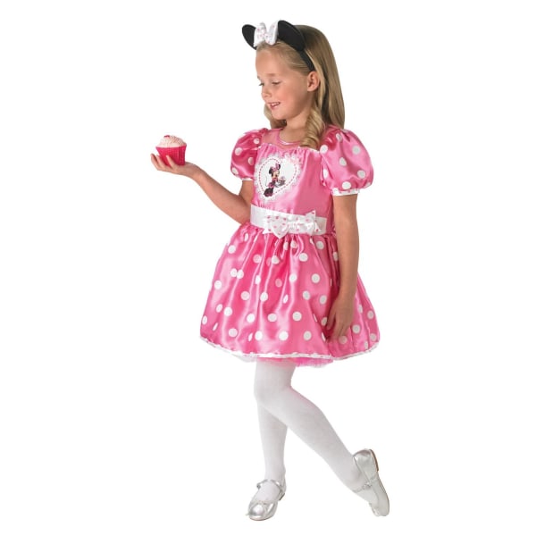 Minnie mouse 122/128 cl (7-8 år) mimmi pigg klänning