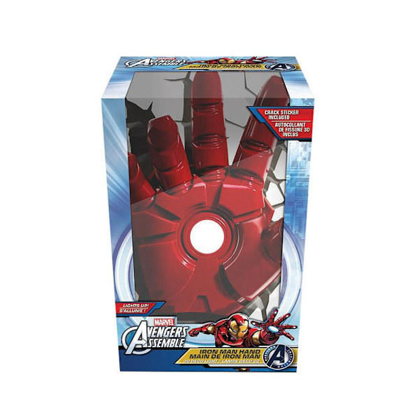 Iron man væglampe 3D lampe hånd nat avengers
