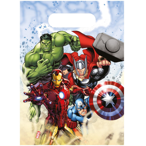 Avengers karkkipusseja 6 kpl juhlapussit