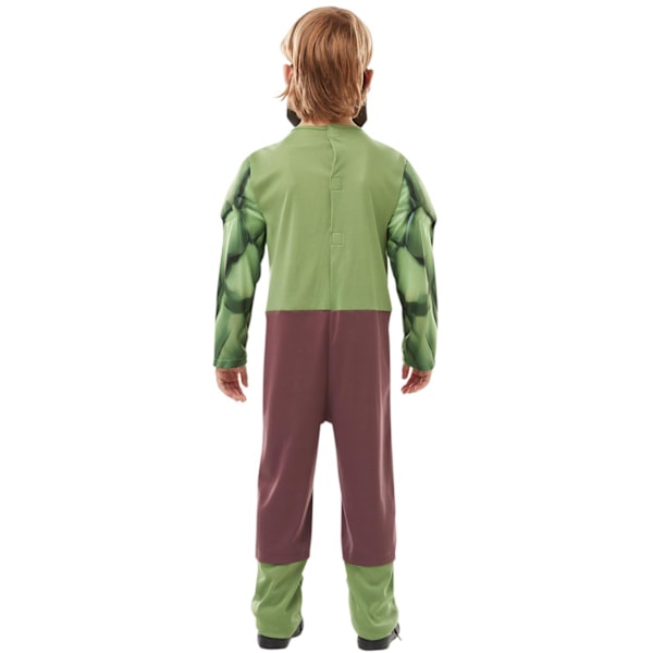 Hulk deluxe 122/128 cl (7-8 år) vadderad dräkt med mask hulken